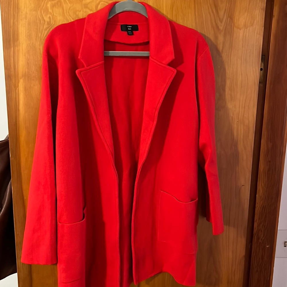 Jcrew sweater blazer